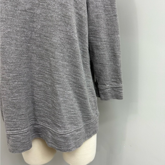 Ann Taylor Loft Grey‎ Peterpan Collared Top - Picture 6 of 16